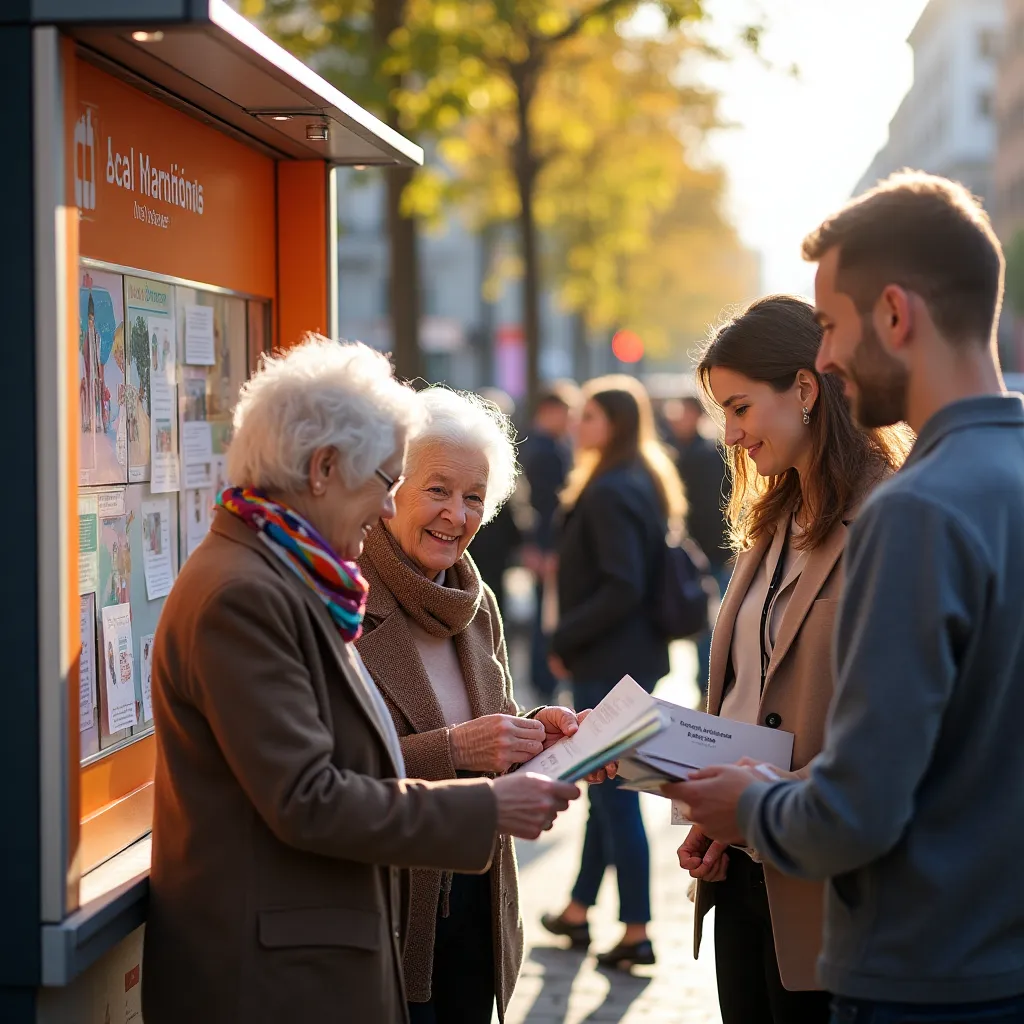 Kiosk informacyjny o świadczeniach społecznych w Polsce.